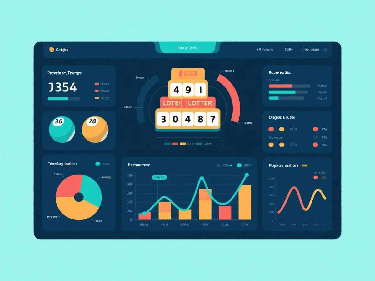 双色球历史数据与走势统计示意图